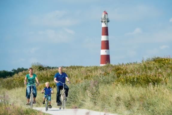 Fietsen bij de vuurtoren | Boomhiemke